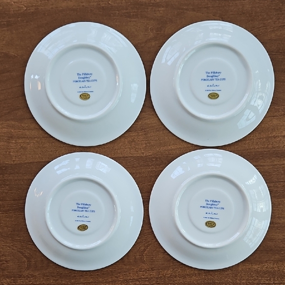 The Pillsbury Doughboy Porcelain Teacup Set of 4 - Picture 5 of 15